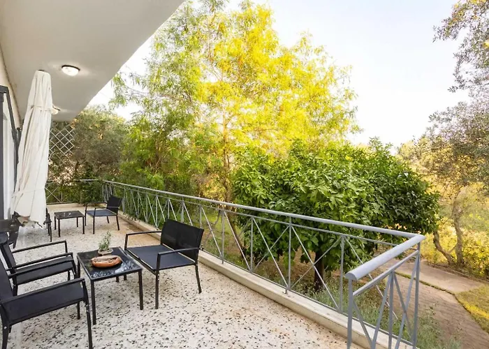 Semesterbostad Skafidia Garden Gem - Mirtia Fully Equipped